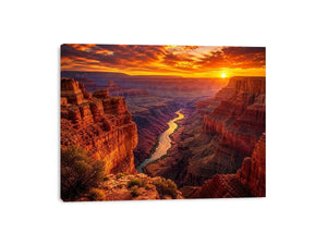 mountain River Canvas Print
