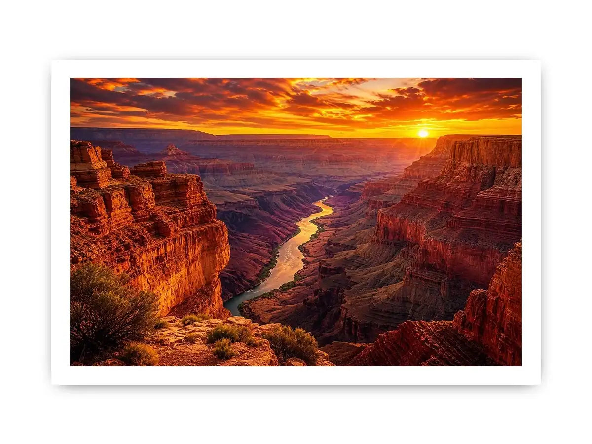 mountain River Canvas Print