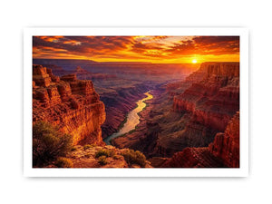 mountain River Canvas Print