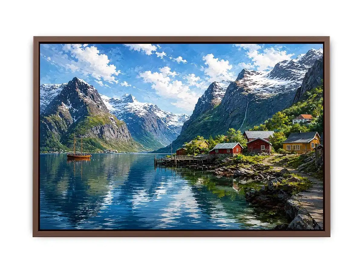 Noway Landscape Canvas Print
