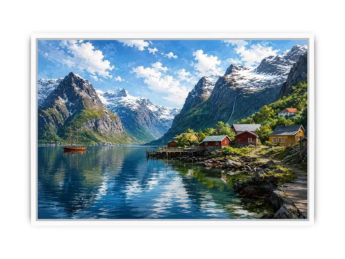 Noway Landscape Canvas Print