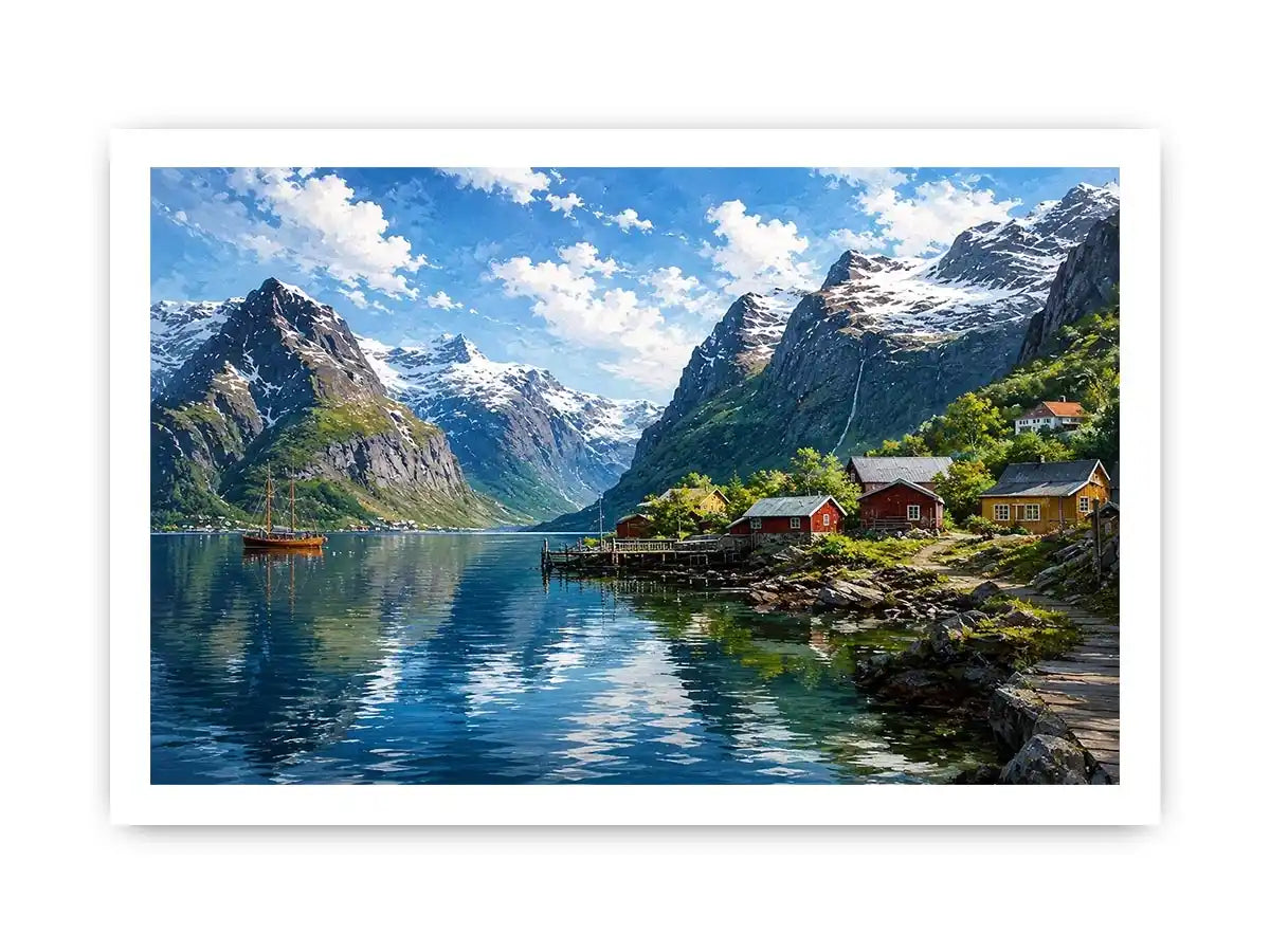 Noway Landscape Canvas Print