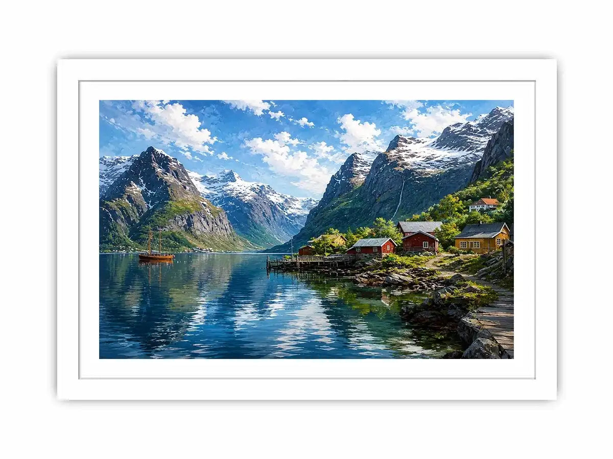 Noway Landscape Canvas Print