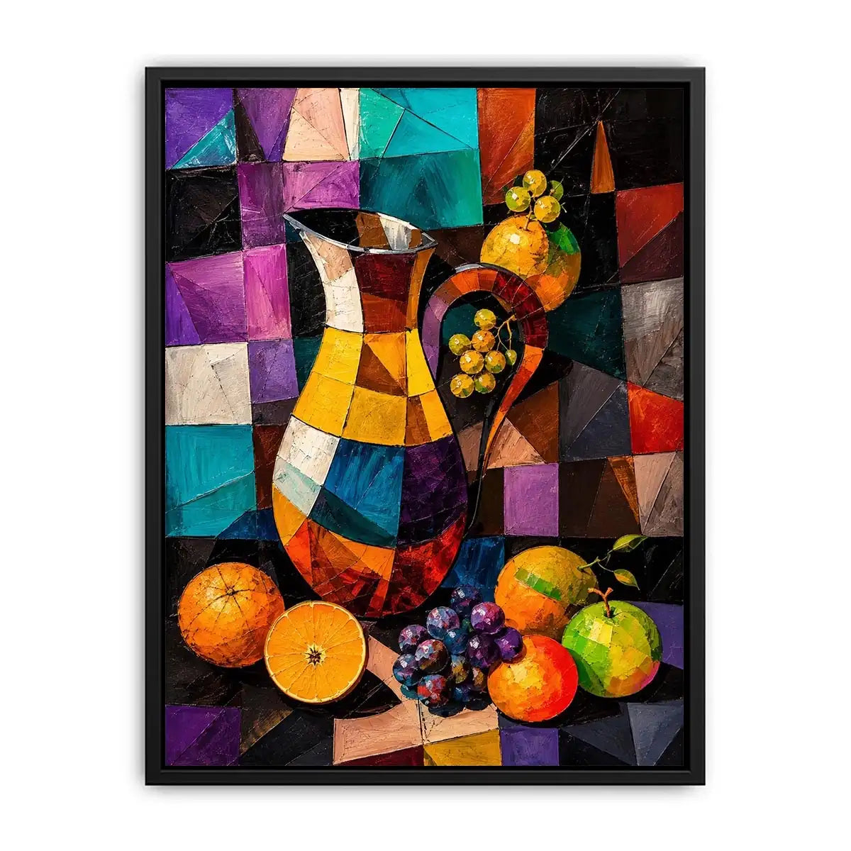 Picher With Fruit Canvas Print