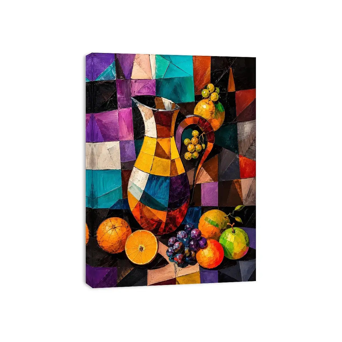 Picher With Fruit Canvas Print