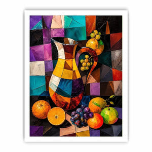 Picher With Fruit Canvas Print
