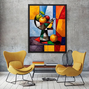 Picher And Fruit Canvas Print
