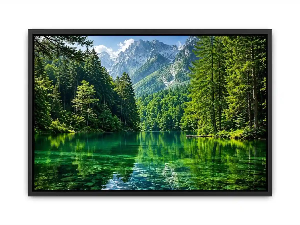 Forest Lake Canvas Print
