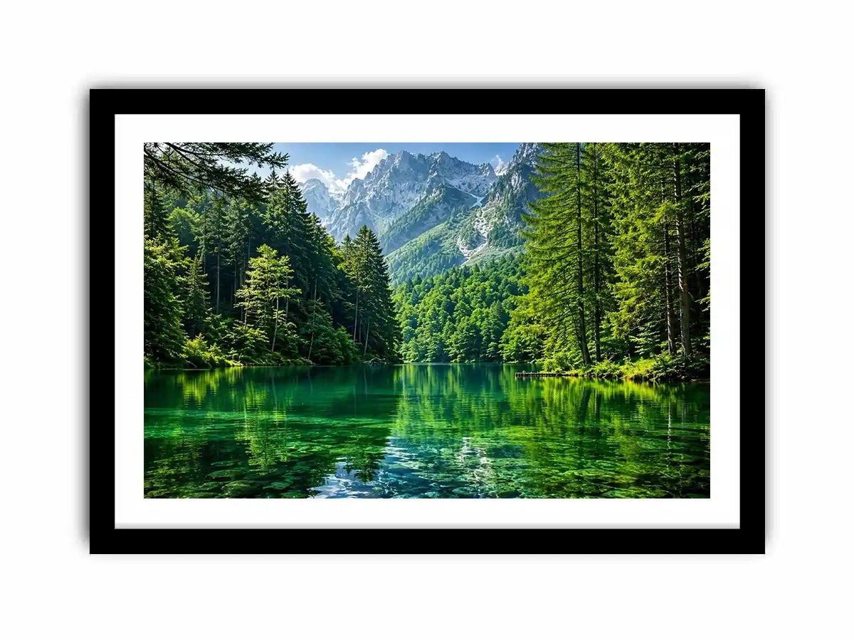 Forest Lake Canvas Print