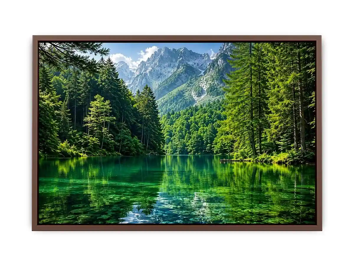 Forest Lake Canvas Print
