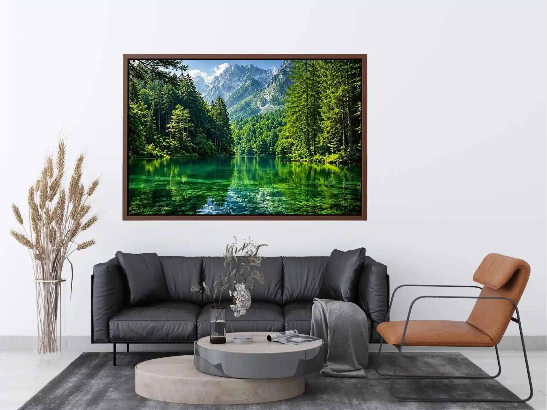 Forest Lake Canvas Print