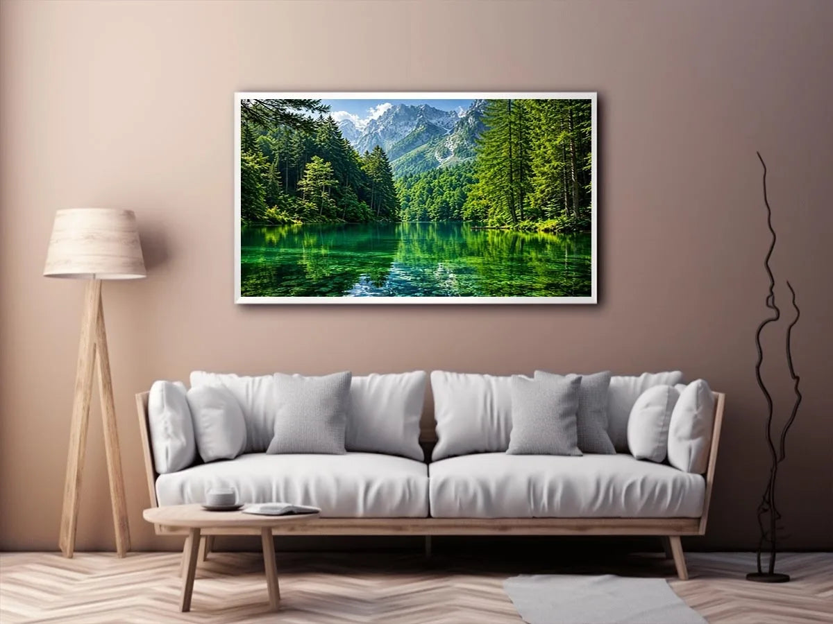 Forest Lake Canvas Print