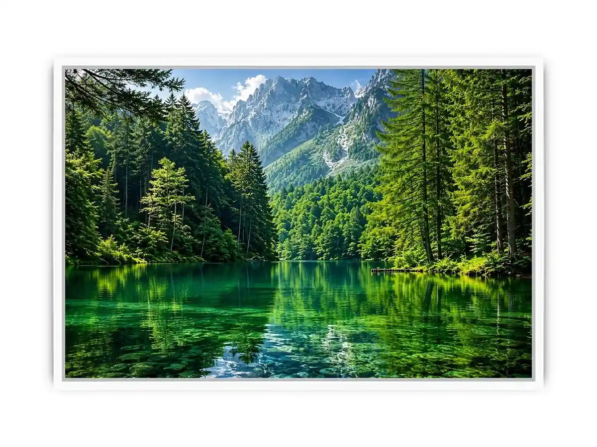 Forest Lake Canvas Print