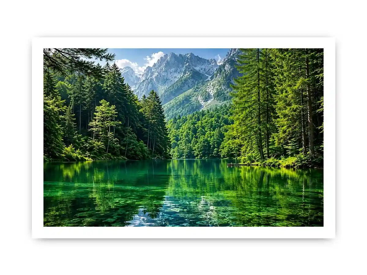 Forest Lake Canvas Print