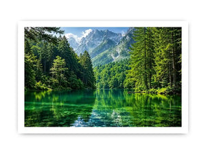 Forest Lake Canvas Print