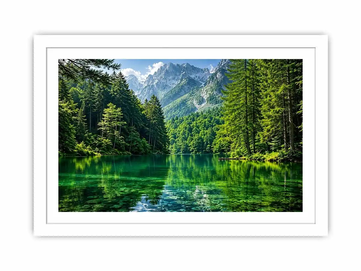 Forest Lake Canvas Print