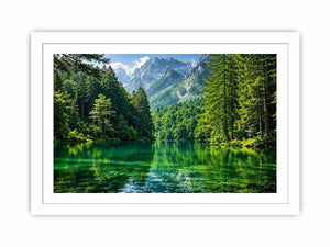 Forest Lake Canvas Print