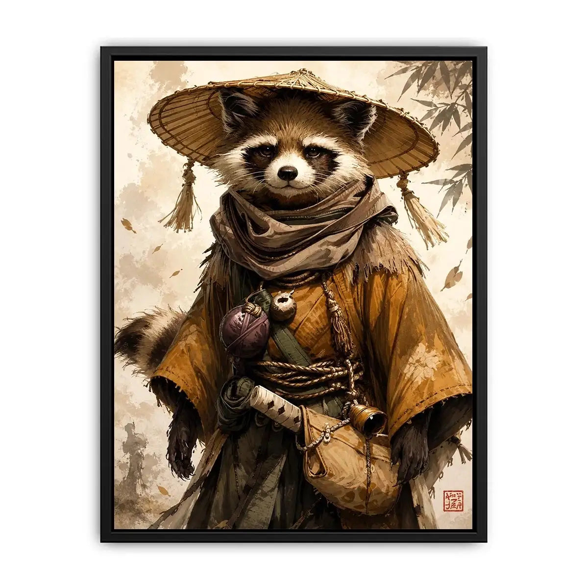 Tanuki Canvas Print