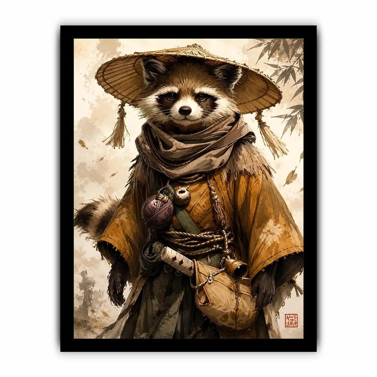 Tanuki Canvas Print