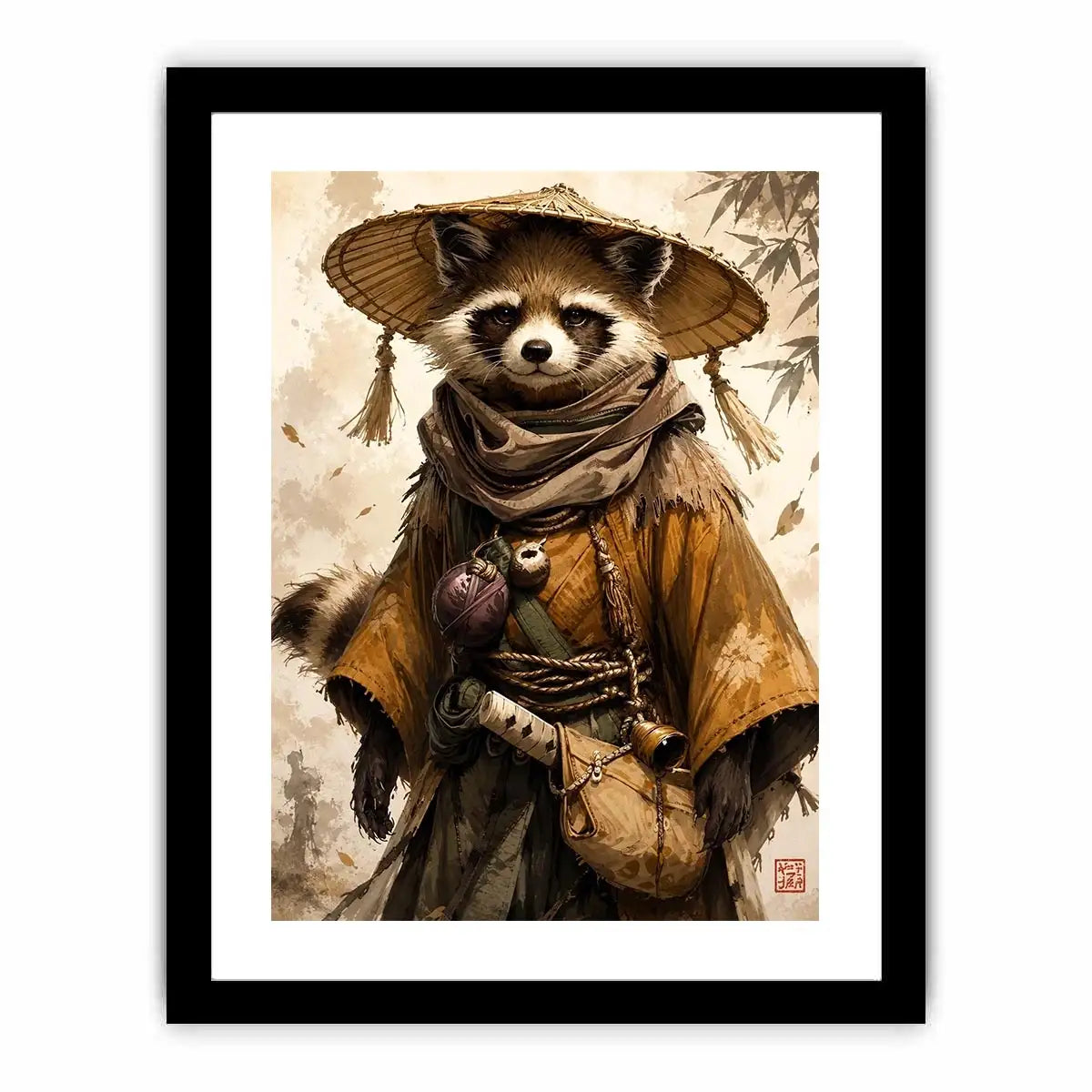 Tanuki Canvas Print
