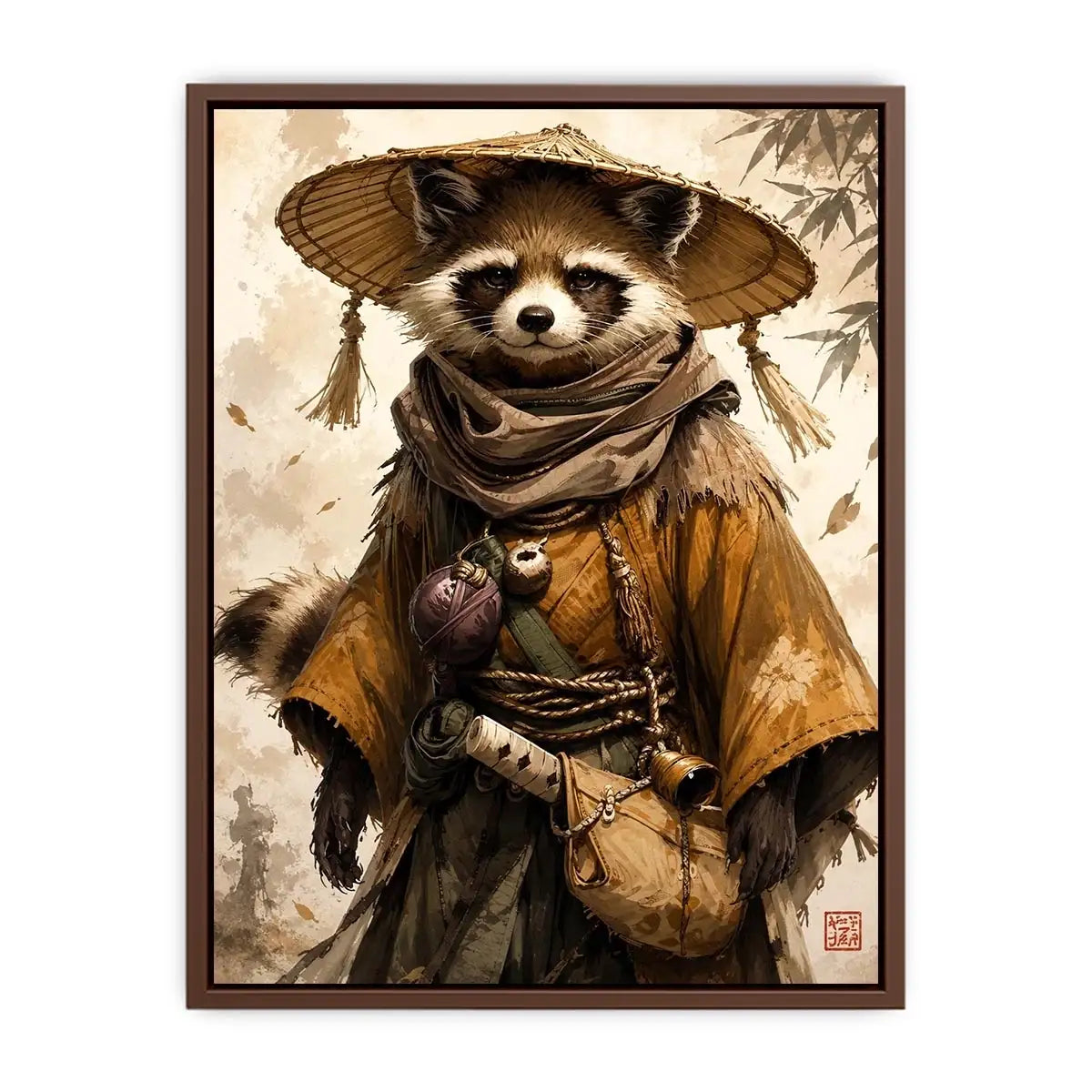 Tanuki Canvas Print