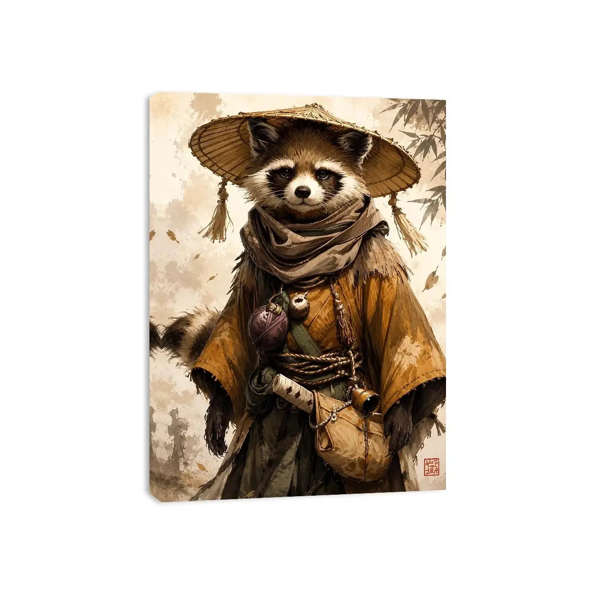 Tanuki Canvas Print