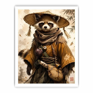 Tanuki Canvas Print