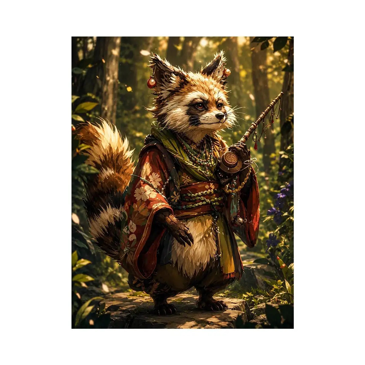 Tanuki Canvas Print