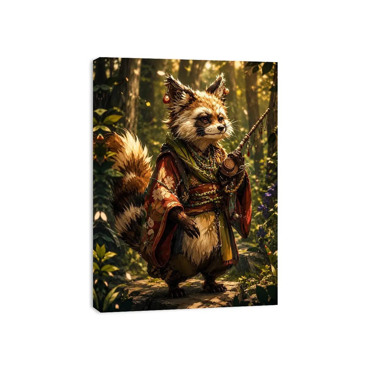 Tanuki Canvas Print