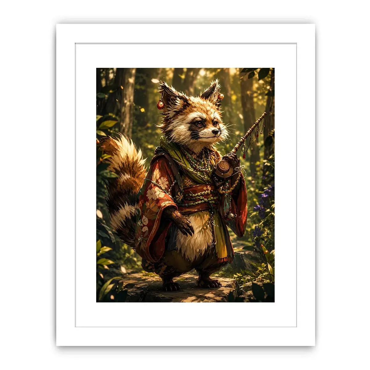 Tanuki Canvas Print