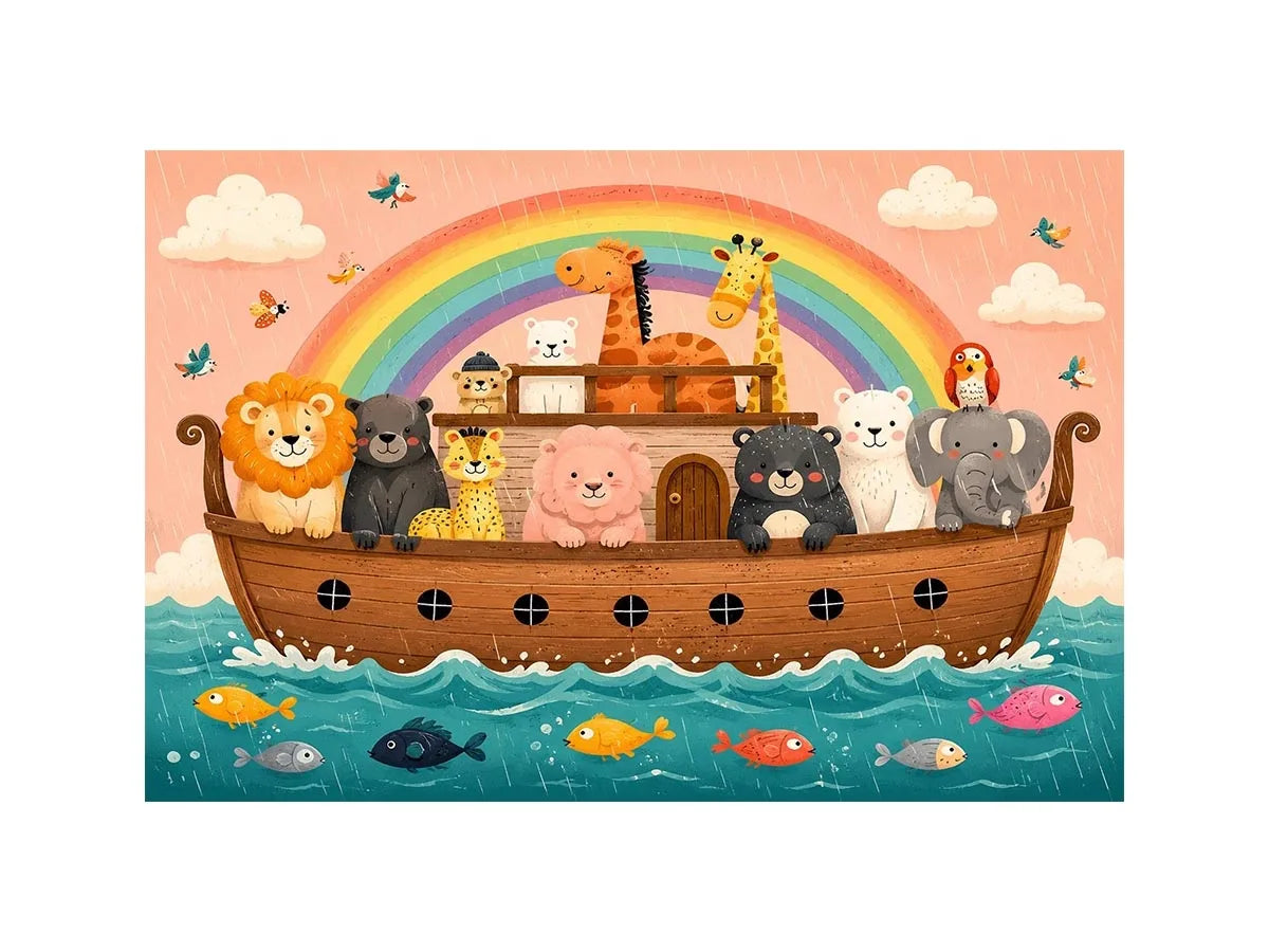Boat Ride kids nursery Canvas Print