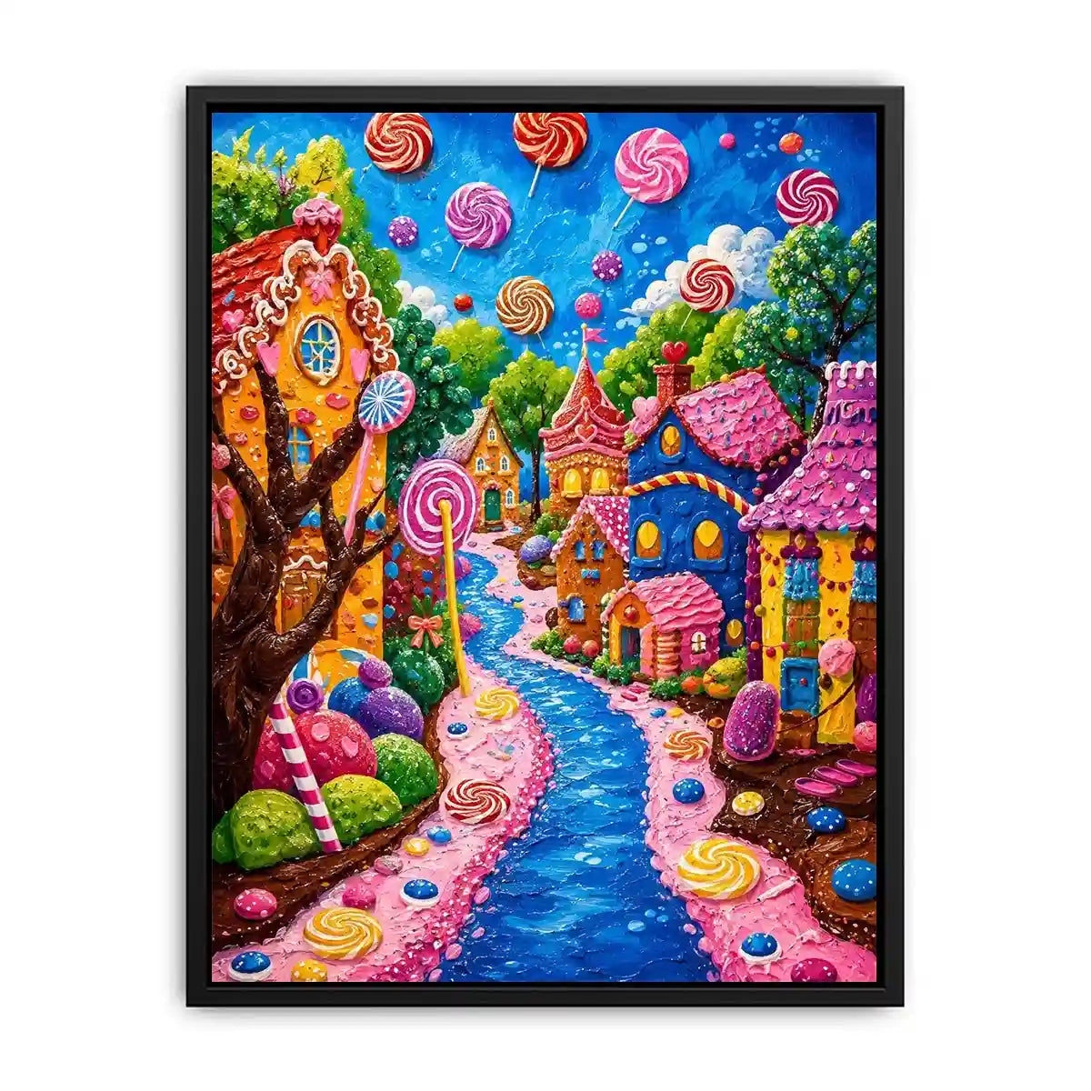 Dream Neighborhood kids nursery Canvas Print