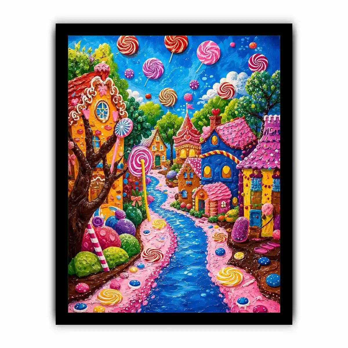 Dream Neighborhood kids nursery Canvas Print
