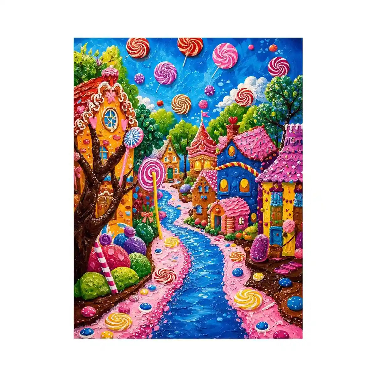 Dream Neighborhood kids nursery Canvas Print
