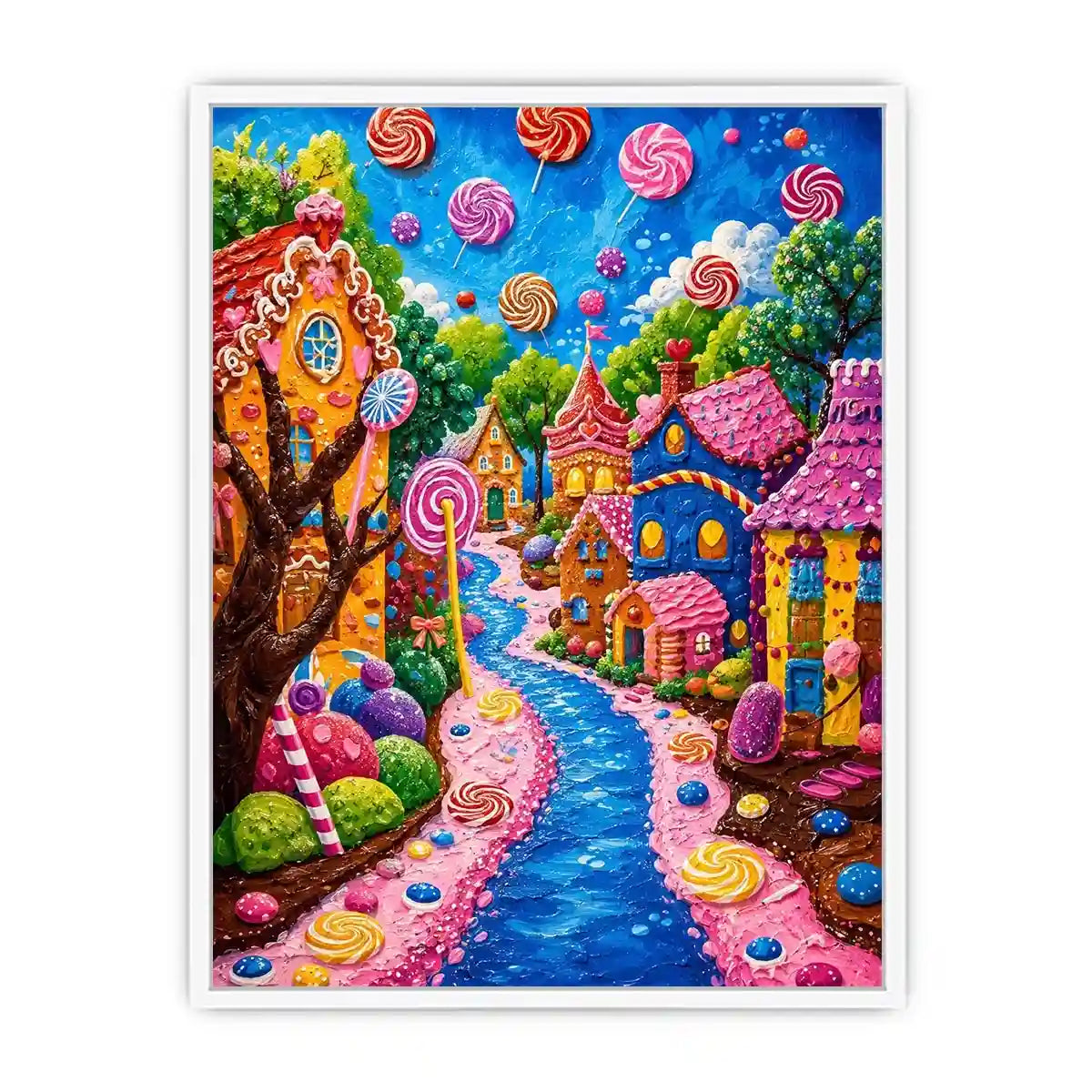 Dream Neighborhood kids nursery Canvas Print