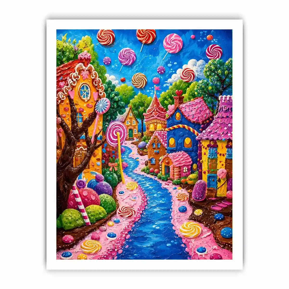 Dream Neighborhood kids nursery Canvas Print