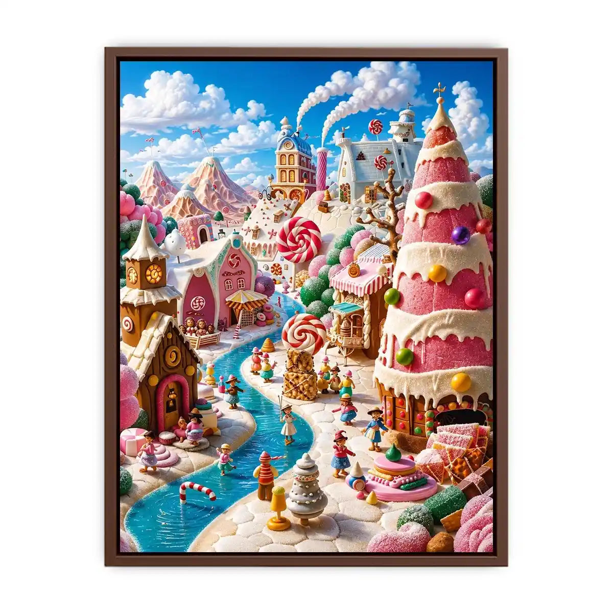 Dream Neighborhood kids nursery Canvas Print