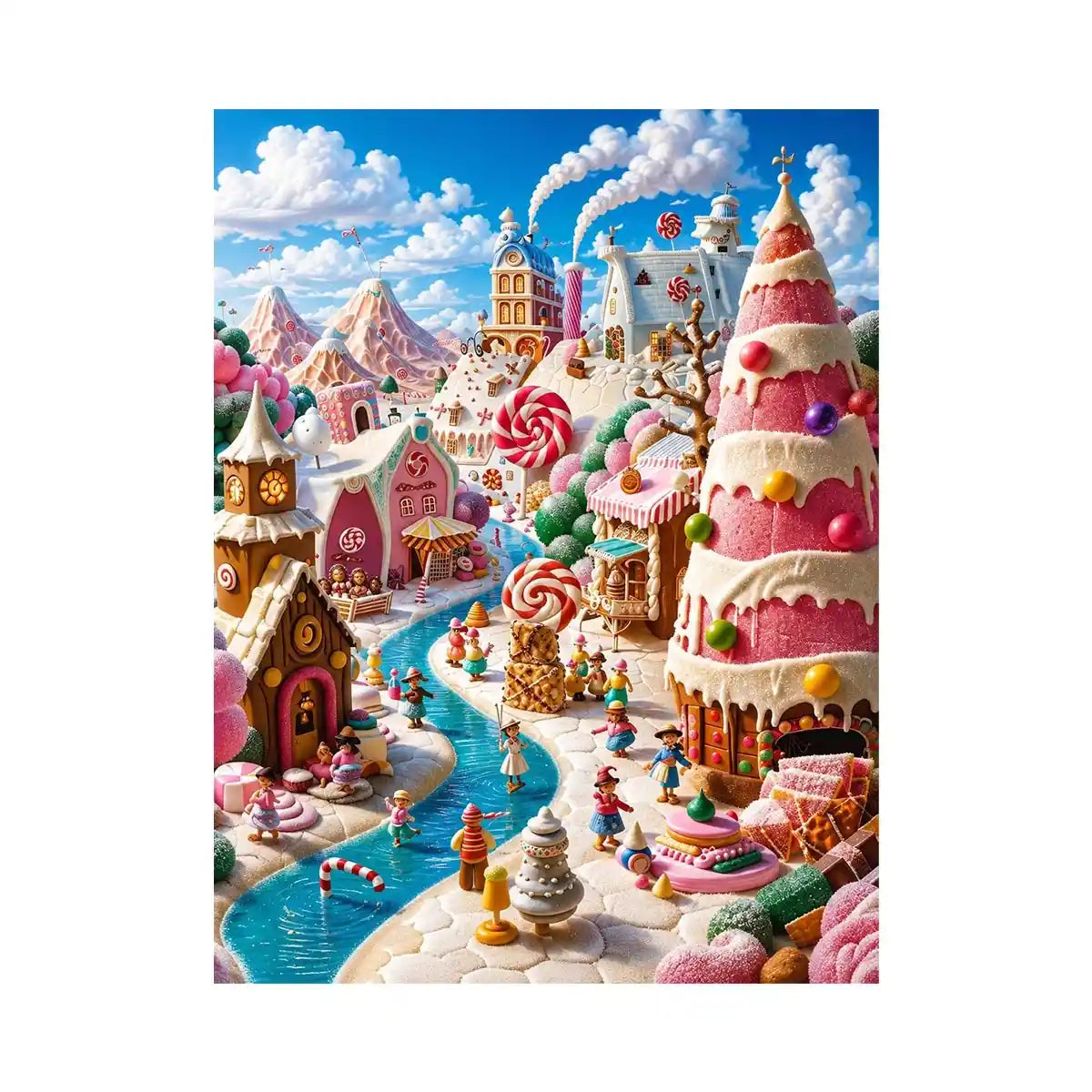 Dream Neighborhood kids nursery Canvas Print