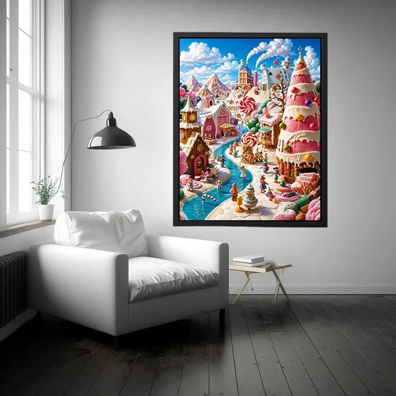 Dream Neighborhood kids nursery Canvas Print