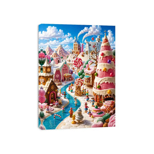 Dream Neighborhood kids nursery Canvas Print
