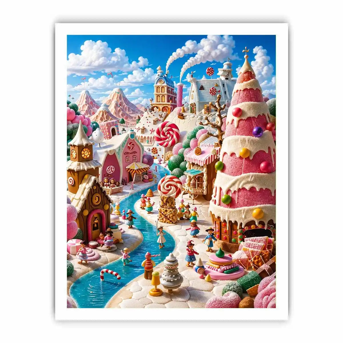 Dream Neighborhood kids nursery Canvas Print