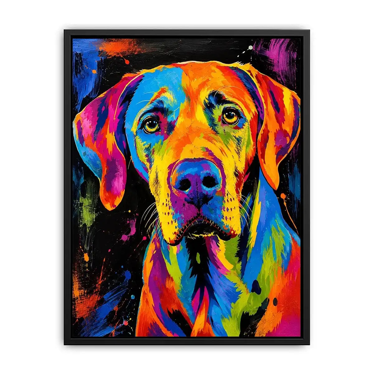 Pop Art Dog Canvas Print
