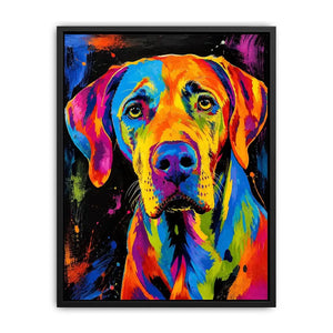 Pop Art Dog Canvas Print