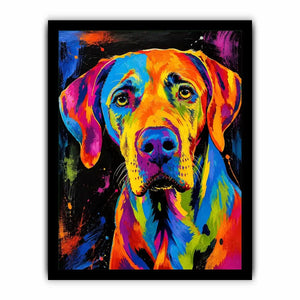 Pop Art Dog Canvas Print
