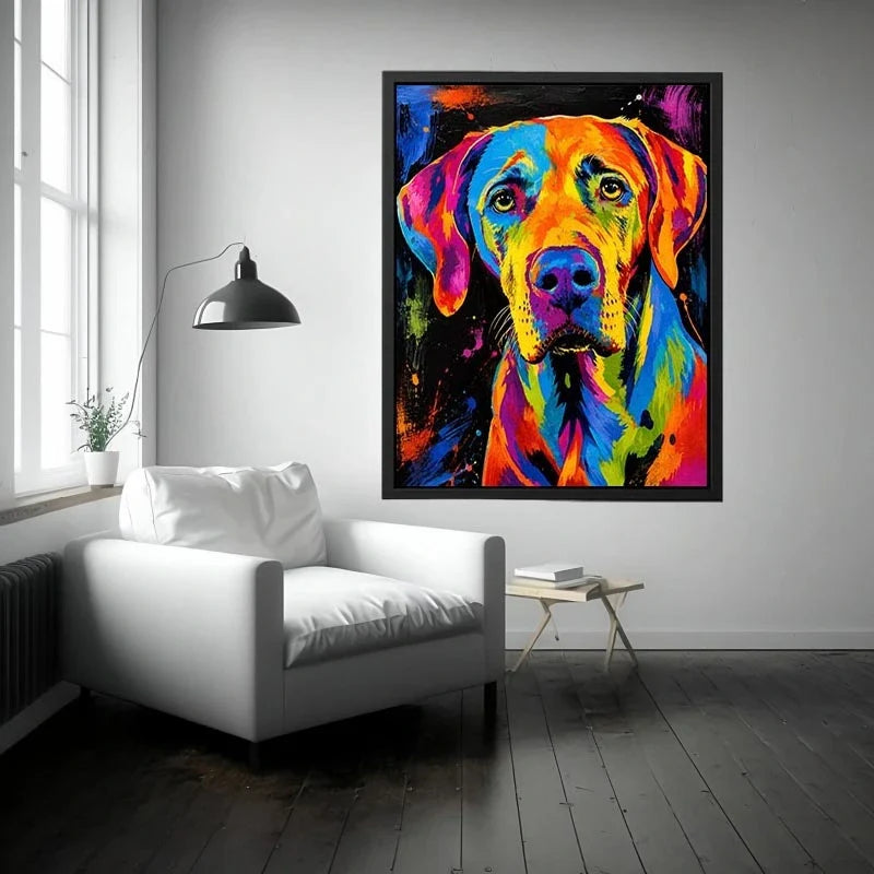 Pop Art Dog Canvas Print