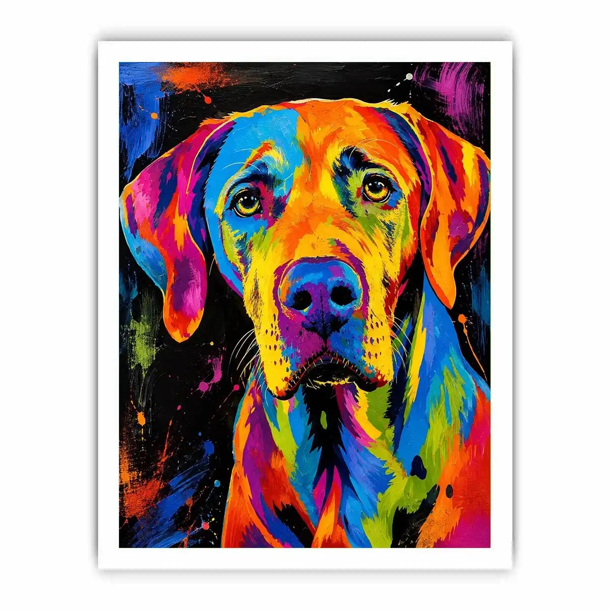 Pop Art Dog Canvas Print