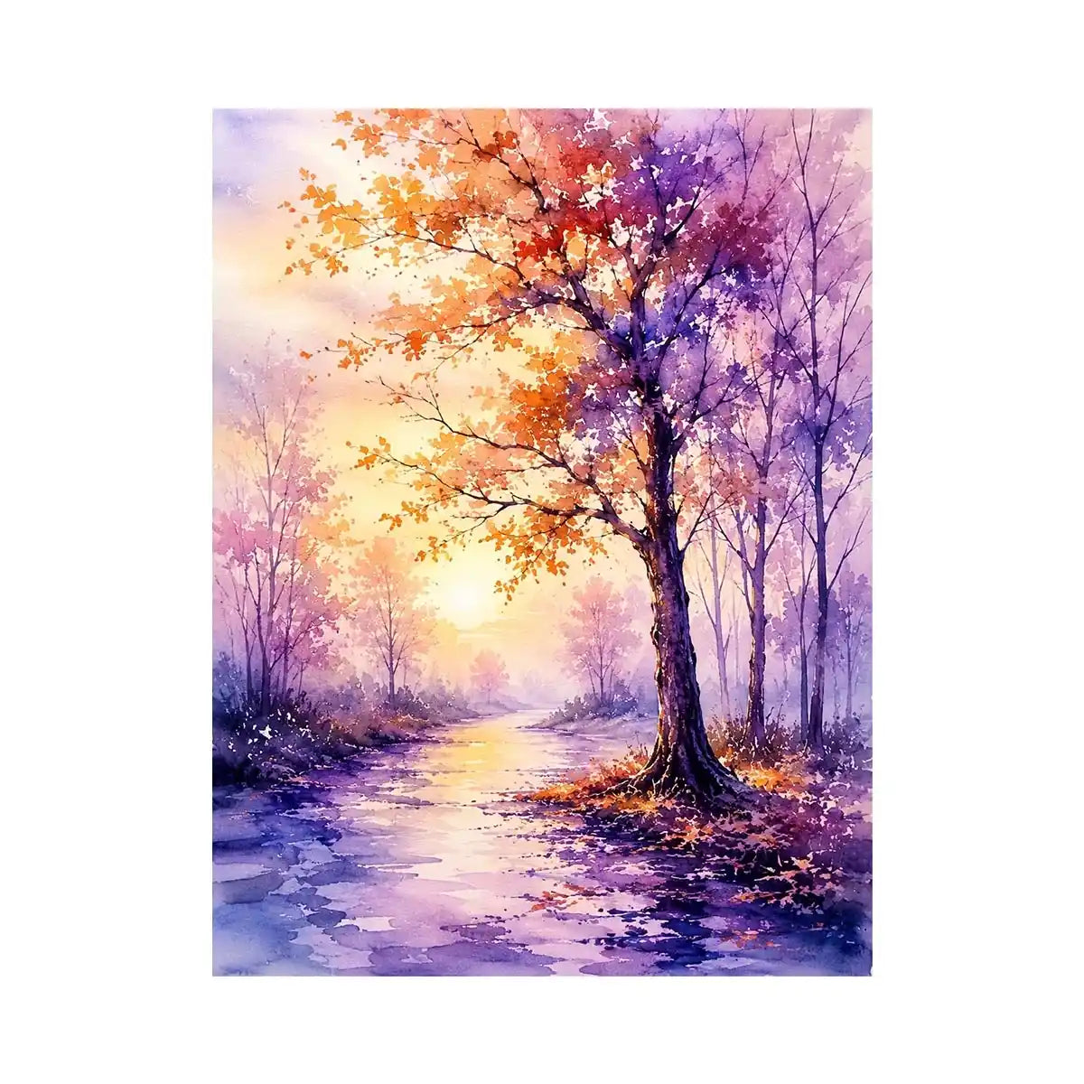 Tree Path Canvas Print