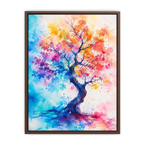Watercolor Tree Canvas Print