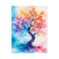 Watercolor Tree Canvas Print