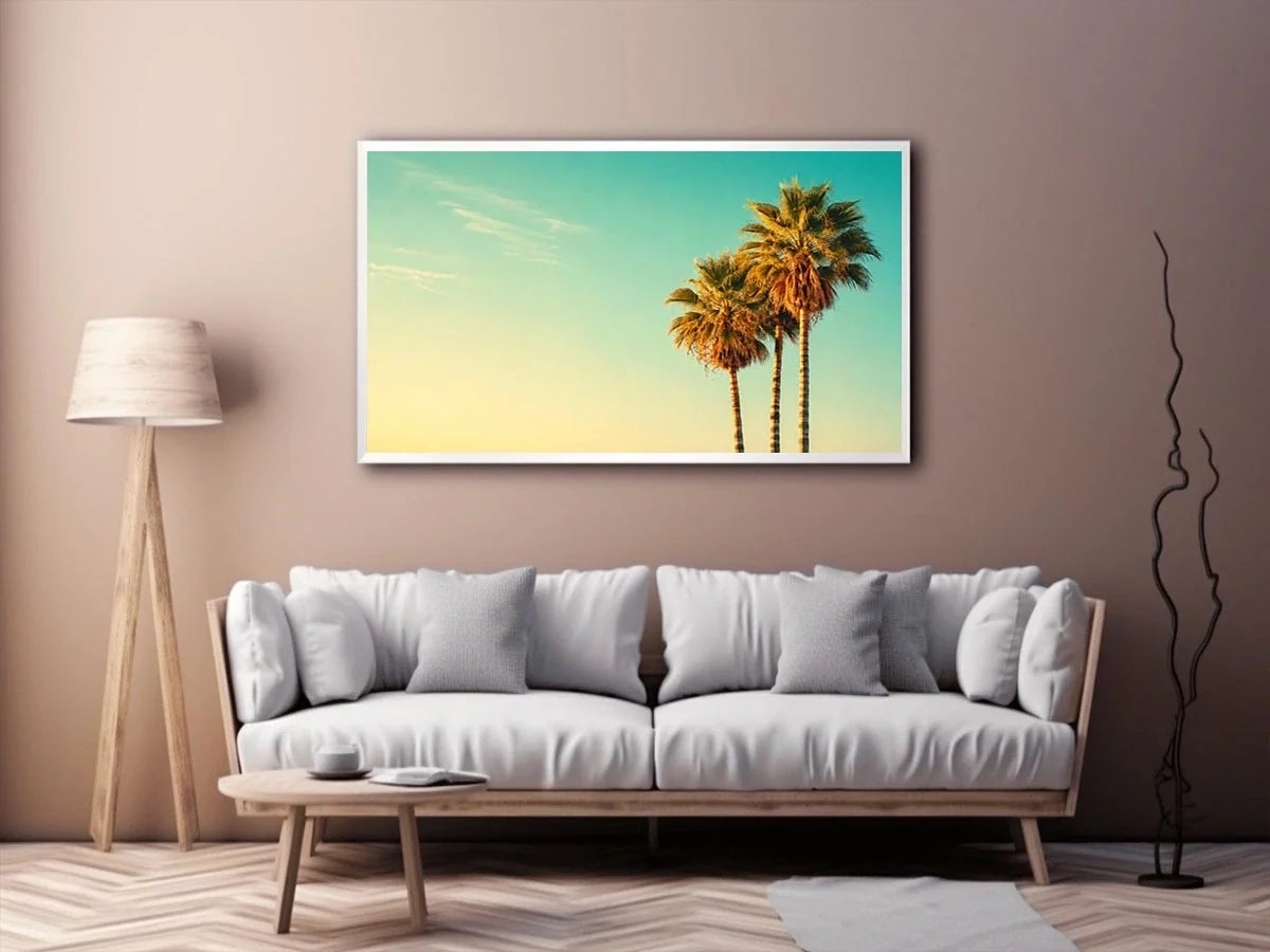 Palm Trees vintage Canvas Print